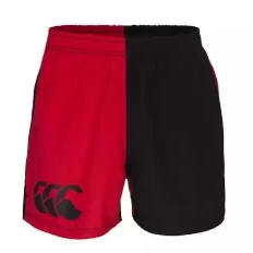 Canterbury Harlequin Shorts - Scarlet/Black