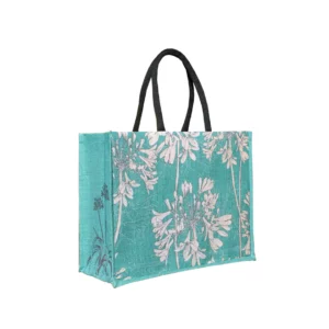 Agapanthus Jute Bag 1
