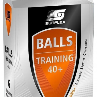 sunflex table tennis ball 6pack white