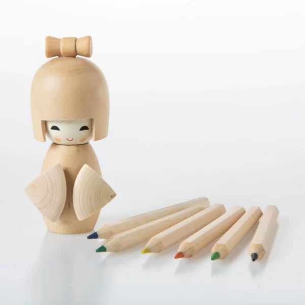 Colour Me Kokeshi open