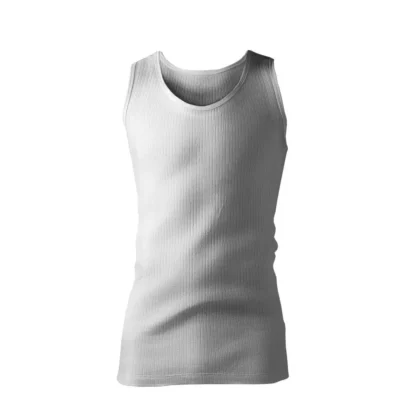 HeatHolders Mens Sleeveless White