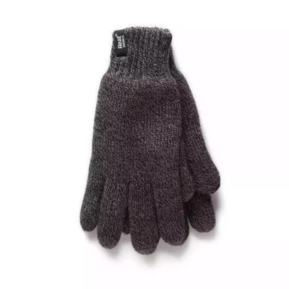 Mens Heat Holder Gloves Charcoal 2