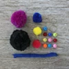 Pom Pom Key Rings unboxed