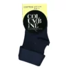 308 Turn Over Top Cotton Sock Navy