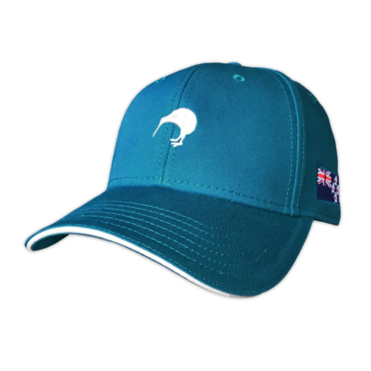 338C teal cap kiwi flag