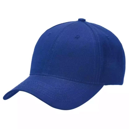 8007 Plain Polyester Cap Royal