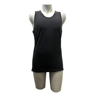 BMP054 Merino Singlet Black front