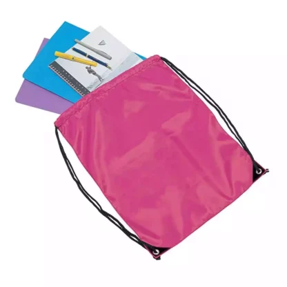 b229 Polyester Backsack Pink