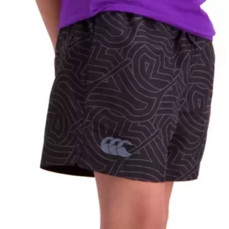 kids fundamentals swim short ebony front