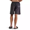 mens fundamental aop awning swim short ebony back