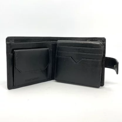 Mens Leather Wallet Black 3