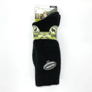 Possum Wool Health Sock Black