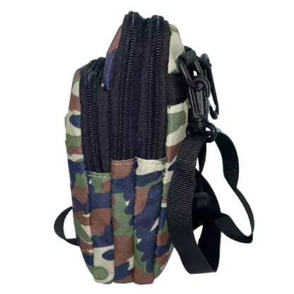 b819 Shoulder Belt Bag Camo side