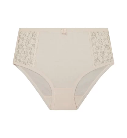 Cotton and Lace Full Womens Brief triumph Lingerie Beige