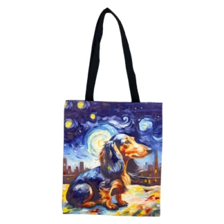 BG405 4 Dog Cityscape at Night Bag