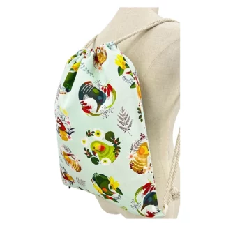 BG902 4 Birds Bag Green