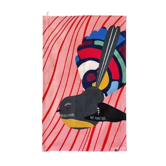 Bold Bright Fantail Tea Towel