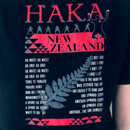 Haka T Shirt Black 2