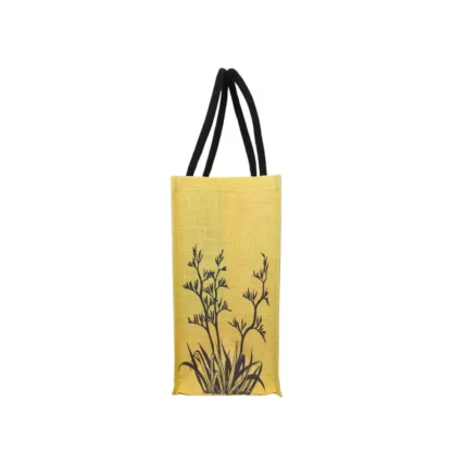 Kowhai Jute Bag Side