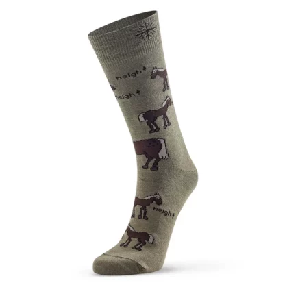 Merino Horse Sock 2