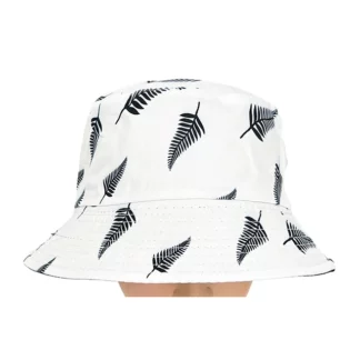 SM901 Y9 Fern Bucket Hat White Black