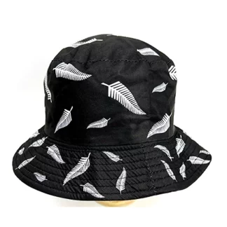 SMZ902 YJ Fern Bucket Hat Black