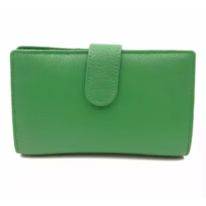 Womens Medium Wallet green apple 1