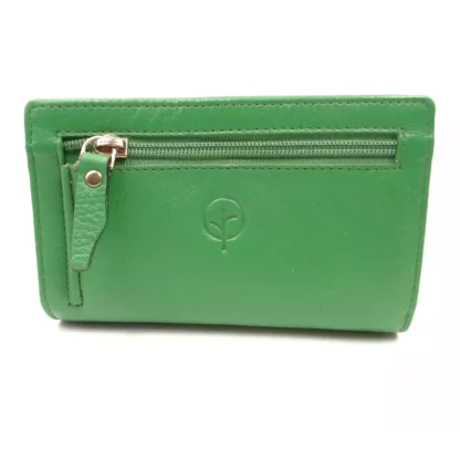 Womens Medium Wallet green apple 3