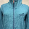 Womens Micro Fleece Hoodie Turquoise 2
