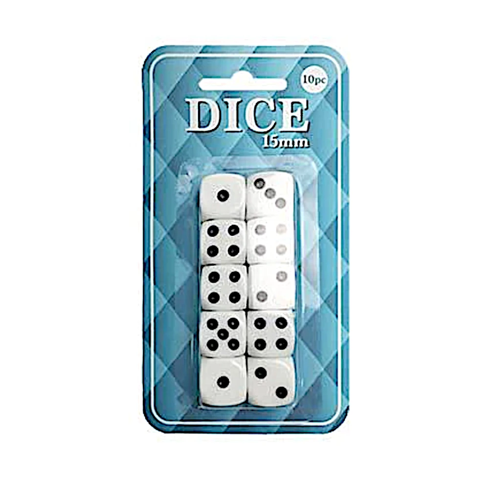 10 Plastic Dice
