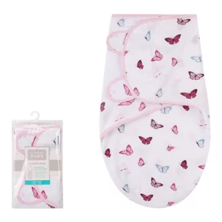 Bamboo Interlock Swaddle Butterfly