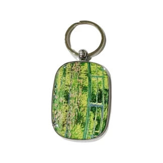 KEYGRN Monet Bridge Design Metal Key Ring 1