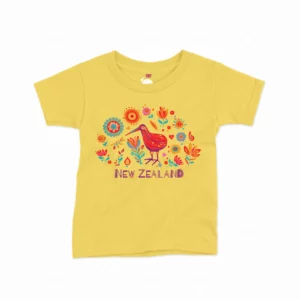 Kids Kiwi and Flowers Tee