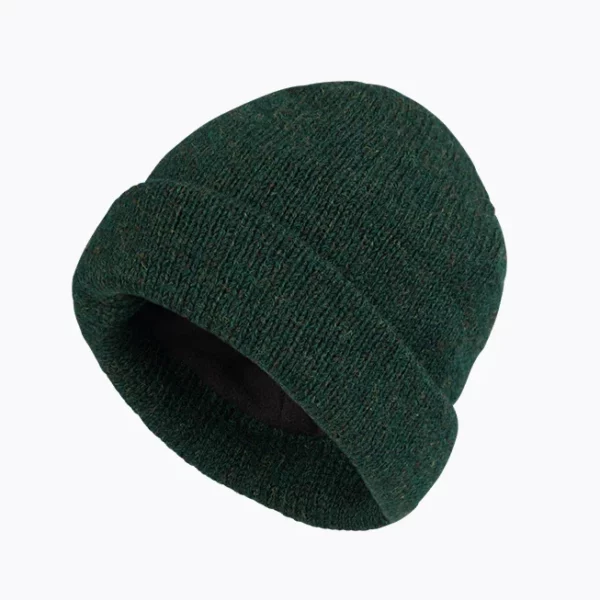 MX1557 Lined Beanie NZ Wool Fleece Racing Green