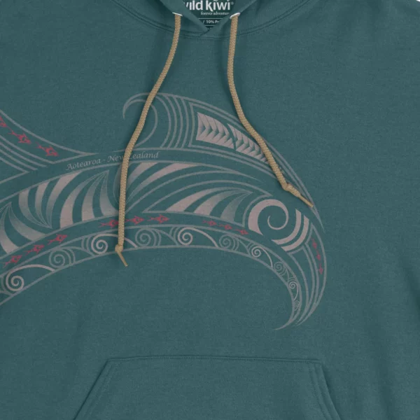 Wild Kiwi Mako Hoodie Teal 2