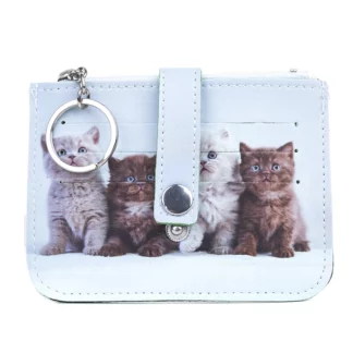 bc1331 Kittens Coin Purse with Cardholder