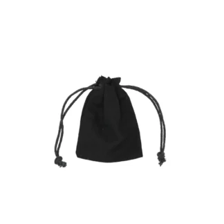 Black Cotton Bag 7x10