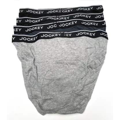 Jockey Brief 4 Pack MYFQ4Z A35 Greys 2