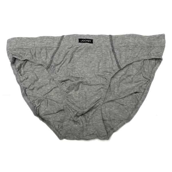 Jockey Cotton Brief 4 Pack M09014 A35 Greys 3