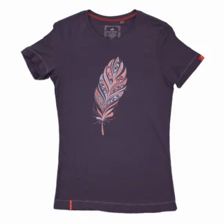 KWT72 Womens Feather Tee Midnight