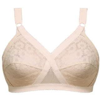 Playtex Cross Your Heart Wirefree Bra Beige 1