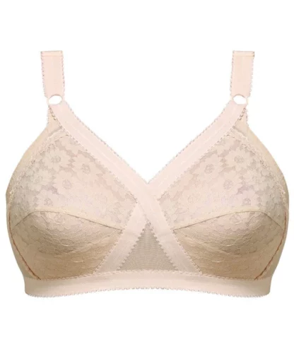 Playtex Cross Your Heart Wirefree Bra Beige 1