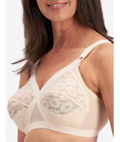 Playtex Cross Your Heart Wirefree Bra Beige 4