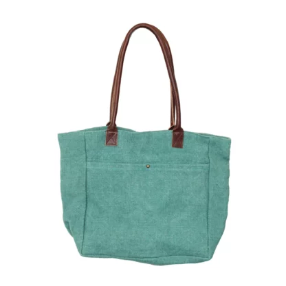 Tahiti Soft Jute Bag Turquoise 4