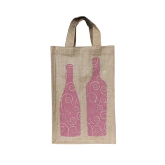 Two Bottle Jute Bag