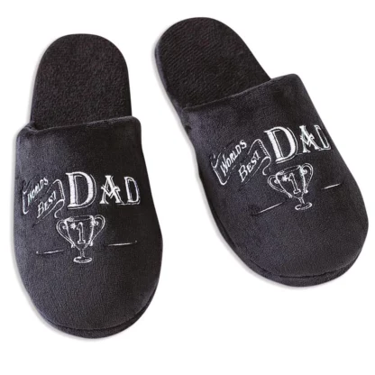 Worlds Best Dad Slippers