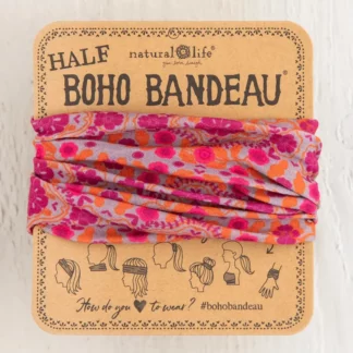 half boho bandeau mustard medallion 1