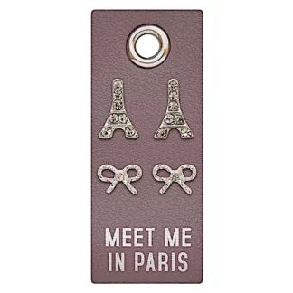 silver stud earrings meet me in paris