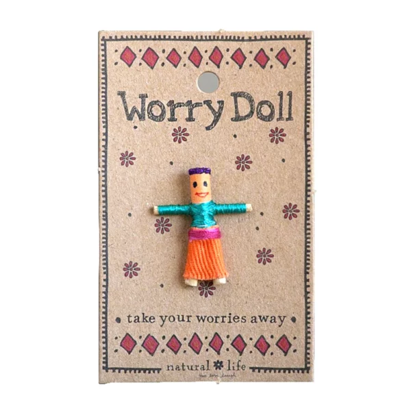 natural life worry doll girl