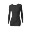 ladies black long sleeve thermal vest 1
